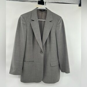 Brooks Brothers grey women suit separate single button wool size 10